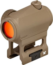 Vortex Crossfire 1x21mm Reflex Red Dot Sight, 2 MOA Red, Tan, CF-RD2-T