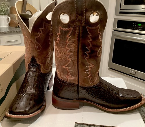 Nuevas botas de vaquero de montaña marrón negro para hombre - Imagen 3 de 6