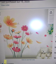 Flowers Butterflies Wall Decals Chrysanthemums Dragonflies Wall Stick...
