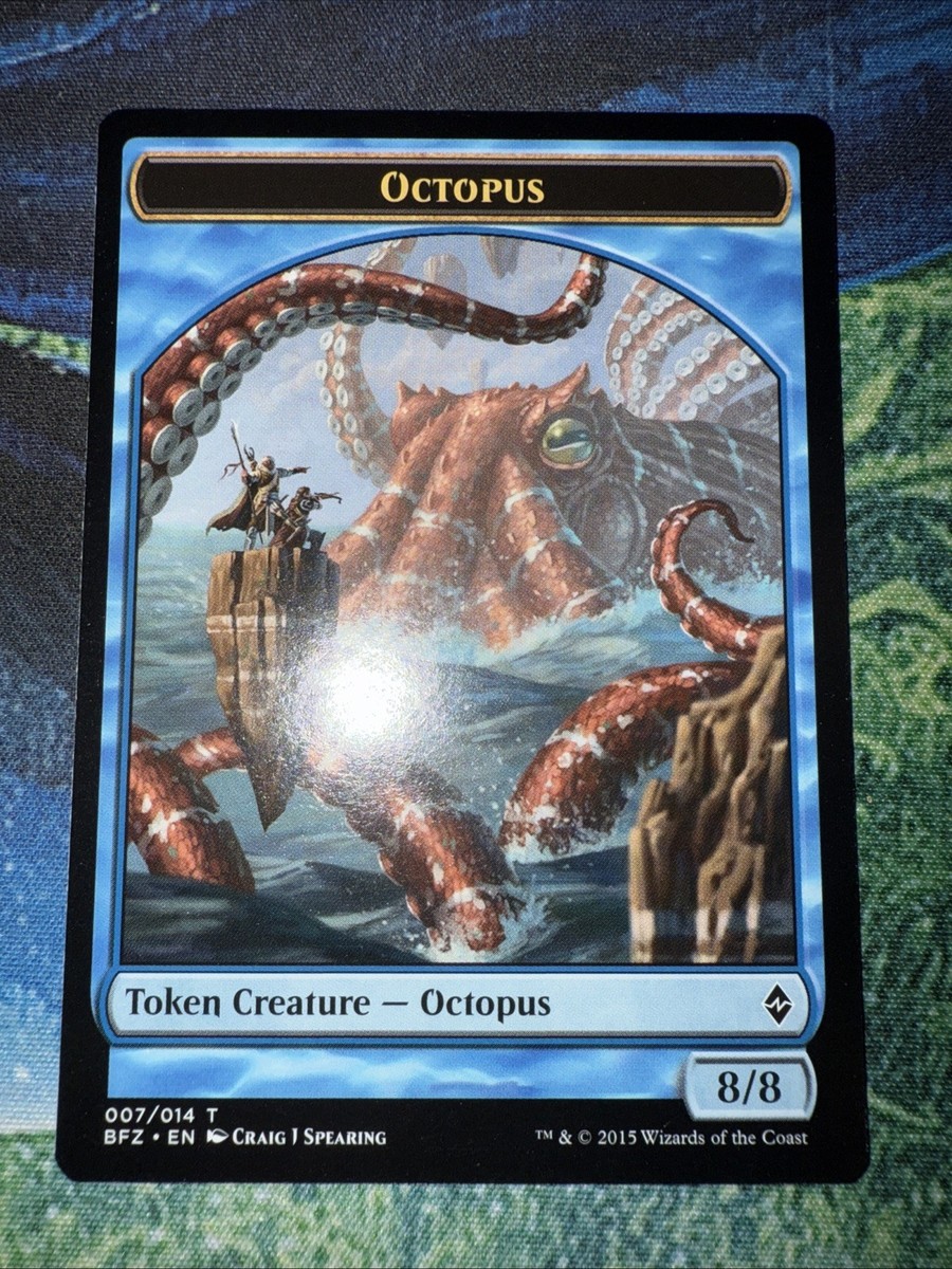 Octopus Token Battle for Zendikar Regular for sale online | eBay