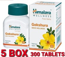 5X Himalaya Gokshura Herbal Supplement (60x5=...
