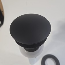Vigo Bathroom Sink Pop-Up Drain and Mounting Ring - Black - Premium