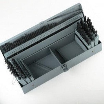 Drill Bit Index Set Large Metal Steel 115 Piece Fractional Number and Letter