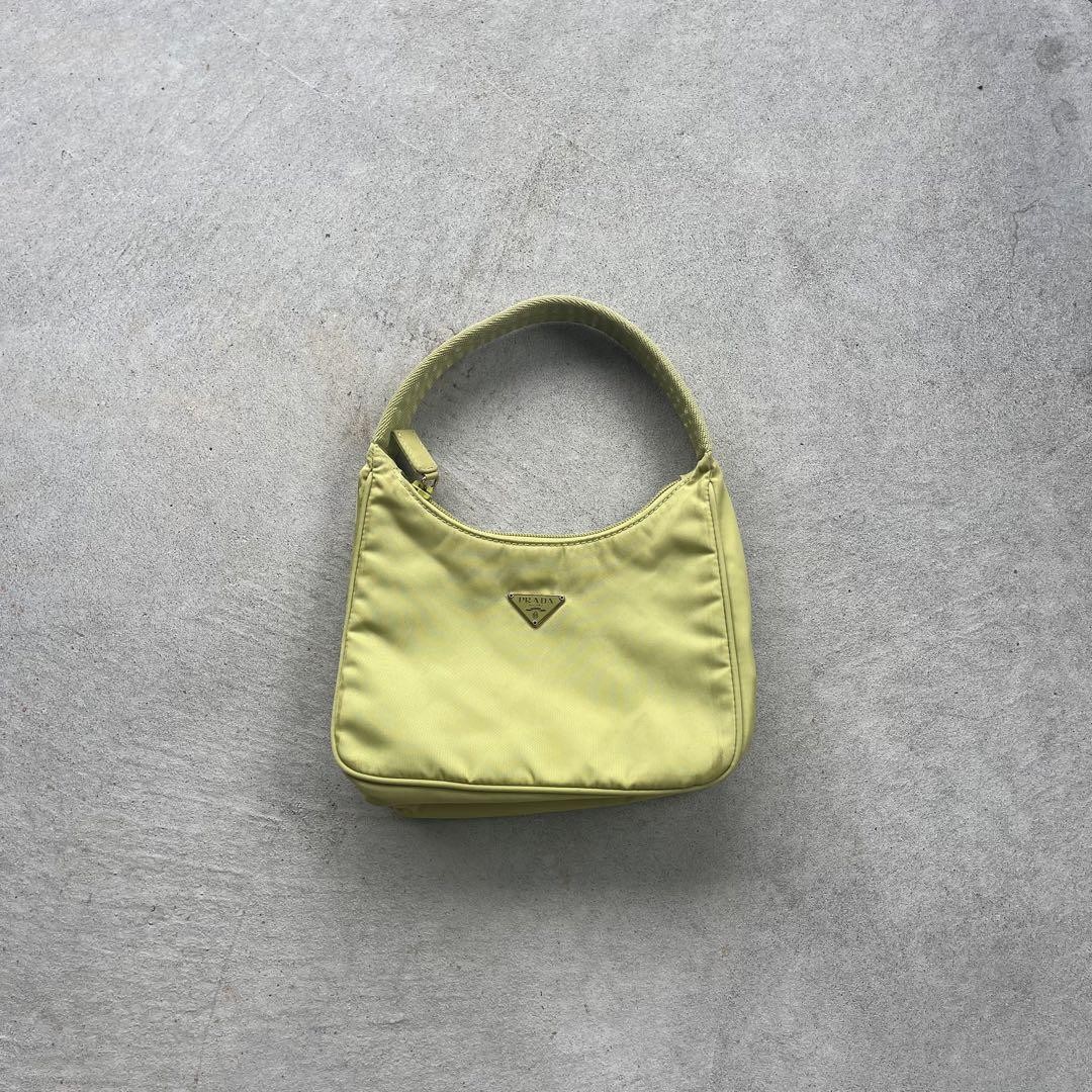 Prada Neon Archive Handbag Vibrant Authentic Preowned