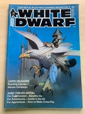 White Dwarf Magazine Vintage Games Workshop 76  April  1986  AD&D Cthulhu RPG