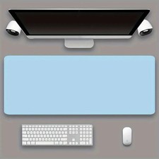 40 90cm1pc Solid Color Desk Mat - Minimalist Design, Multiple Sizes Available, D