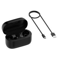Black Charging Storage Box Charging Case  Cable For Jabra Elite 75T Headset new