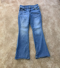 American Eagle Kick Bootcut Jeans Women's 8 Blue Next level stretch denim