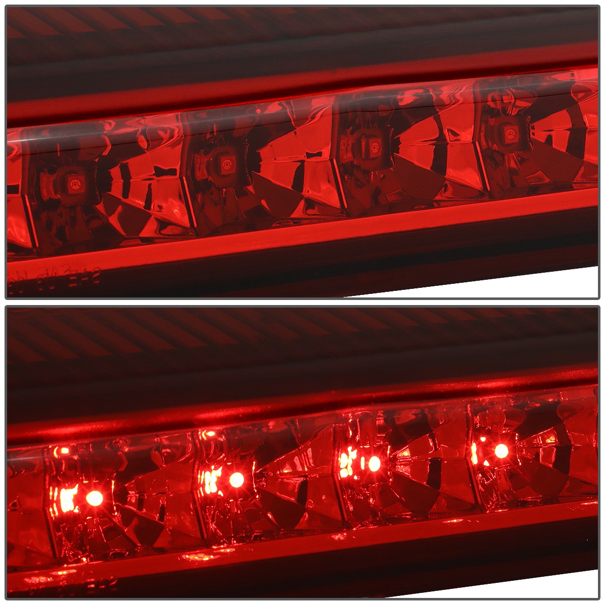 Tercera Luz De Freno Luz De Freno LED Trasera Para Chevy Express Y Gmc Savana 2003 2017 Lente Roja C 779004