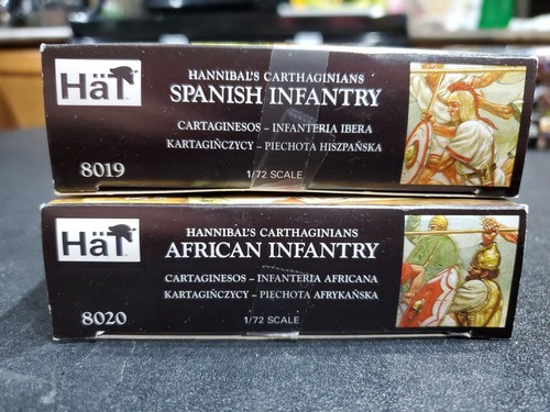 Hat Miniature Hannibal's Carthaginians Spanish Infantry 1:72 Model Kit 8019 8020 - Picture 3 of 3