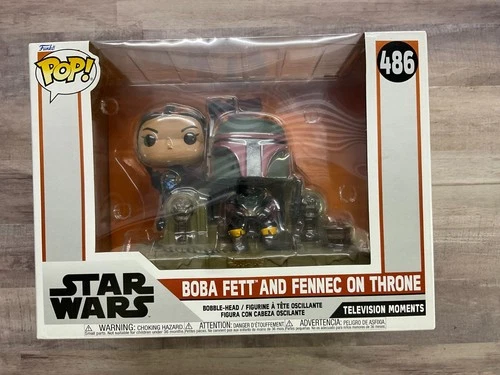 Funko Pop! Star Wars: Boba Fett and Fennec on Throne #486 Vinyl Figure G1