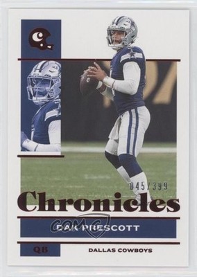 2021 Panini Chronicles Red 45/399 Dak Prescott #26 s1i