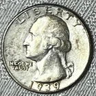 1939 Washington Quarter Silver US Coin Circulated