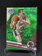 2023-24 1st Bowman U Chrome Sapphire Quinten Post Green /99 Warriors 041726