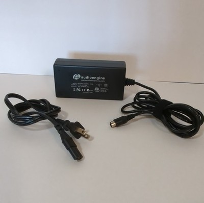Audioengine A2 POWER V.2 AC Power Adapter Black Type A Plug Rectangular Plastic