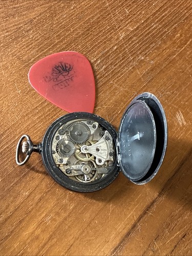 Reloj Bolsillo Antiguo Victoriano Damas Gunmetal c.1900 Funcionando - Imagen 8 de 8