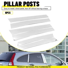 Fits 2007-2011 Honda CR-V Chrome Pillar Post Window Door Trim Car Accessories US