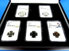 1964 P,  Year Set, Kennedy, Quarter, Dime, Nickel, Cent NGC Pf 69  Beautiful Set