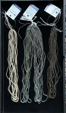 Mix of Preciosa Charlotte Cut Beads-Bronze & Silver + Aqua Jablonex Seed Beads