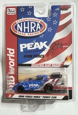 AW Auto World 4Gear John Force PEAK NHRA FUNNY DRAG CAR HO SLOT CAR MOC BP NEW 
