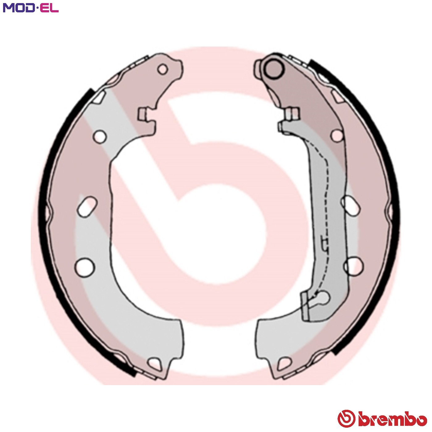 BRAKE SHOE SET S 24 539 FOR FORD TRANSIT/CONNECT/V408/Box/Body/MPV/Wagon 1.0L