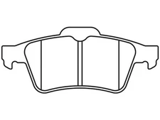 For 2008-2013 Volvo C30 Brake Pad Set Rear Hawk 27173RHSH 2009 2010 2011 2012