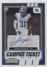 2021 Contenders Draft Picks College Campus Ticket 93/99 Jamar Watson Auto 0c2