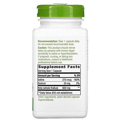 Nature's Way Kelp, 180 Cápsulas (Pack de 2) Foto 2 de 4