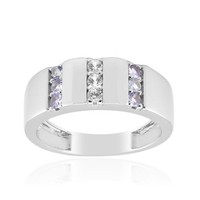 Cavill Ring Tansanit 0,36Ct Sterling Silber Damen Eleganter Schmuck- Echtschmuck