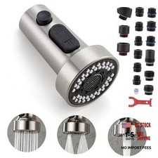 Pull Down Spray Head Replacement - for Kitchen Brushed Nickel Blade Spray