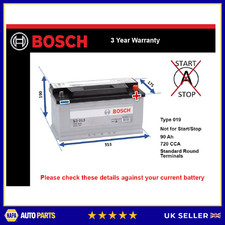 Battery fits MIDDLEBRIDGE SCIMITAR 2.9 88 to 91 Bosch 019 720A 90Ah Quality New