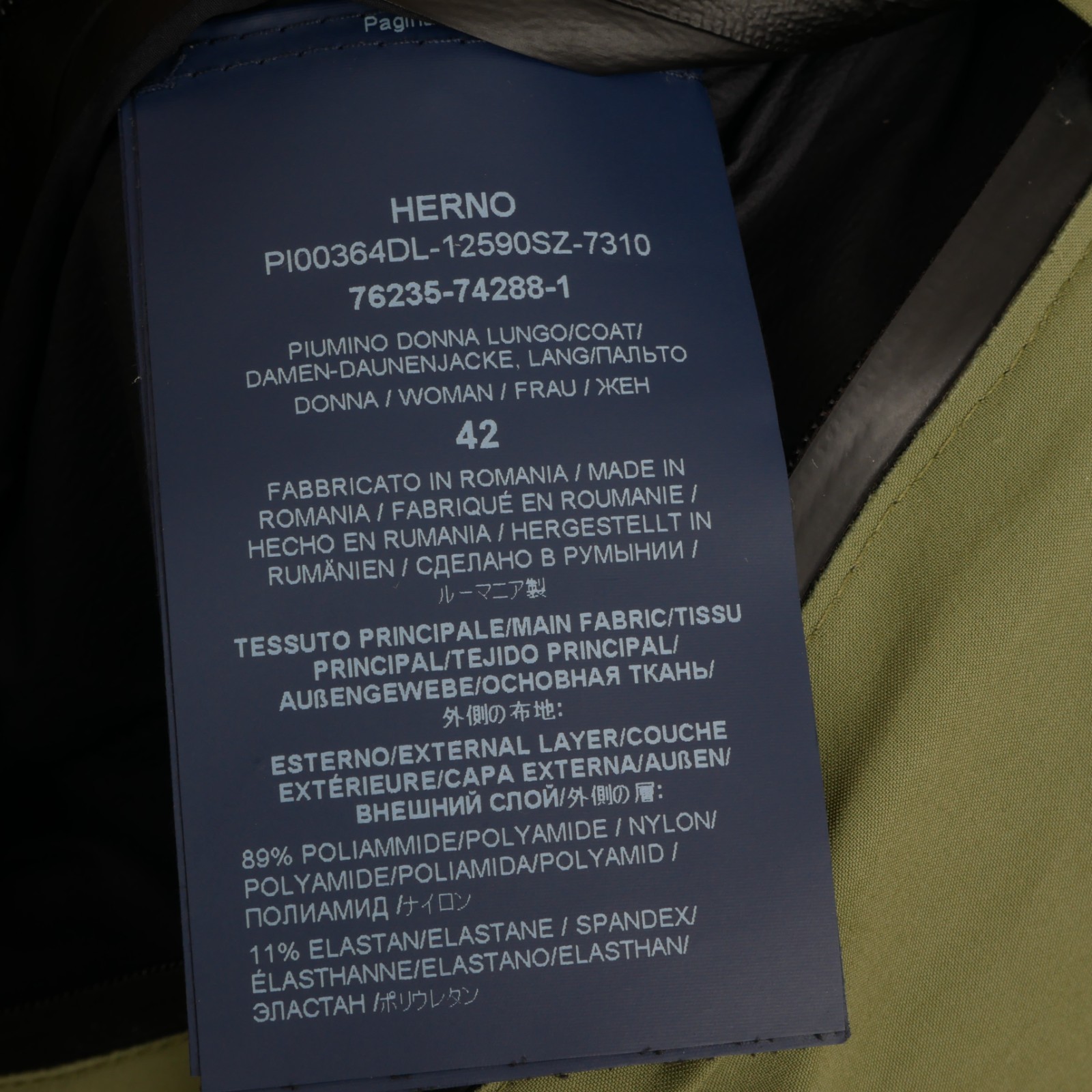HERNO COUTURE LUMINAR Technologic Softshell Long … - image 17