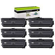 6PK BK Toner CF360A Fits for HP 508A Color LaserJet Enterprise M553dn MFP M577dn