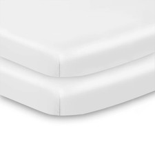 Breathable Baby All-in-One Fitted Sheet Waterproof Mattress Cover 2 Pack Sealed