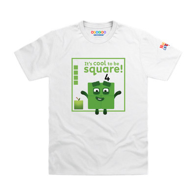Offiziell lizenzierte Nummernblöcke Vier - Es ist cool, quadratisch zu sein! Kinder T-Shirt