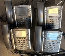 Lot of 4 - Polycom VVX410 VolP Phone System