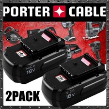 2 Pack 18V 4.5Ah Replace Battery for Porter Cable PC18B 18-Volt Cordless Tools