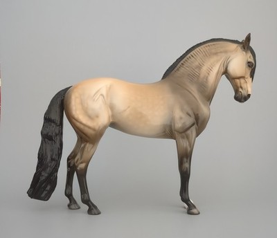  Peter Stone model horse OOAK  Andalusian Glossy Buckskin Mare