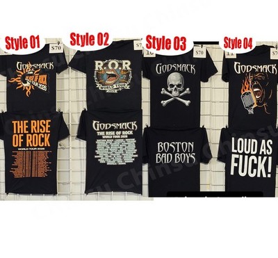Godsmack Rise of Rock Tour 2026 Toronto Concert Shirt Reprint Gif Fan