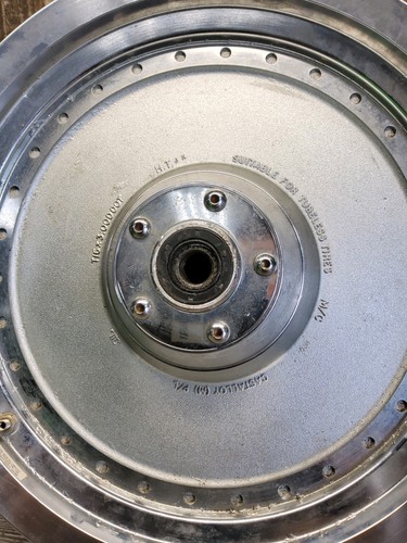 Harley Davidson Softail Fatboy Front Solid Wheel Rim Straight 16x3 - Picture 15 of 19