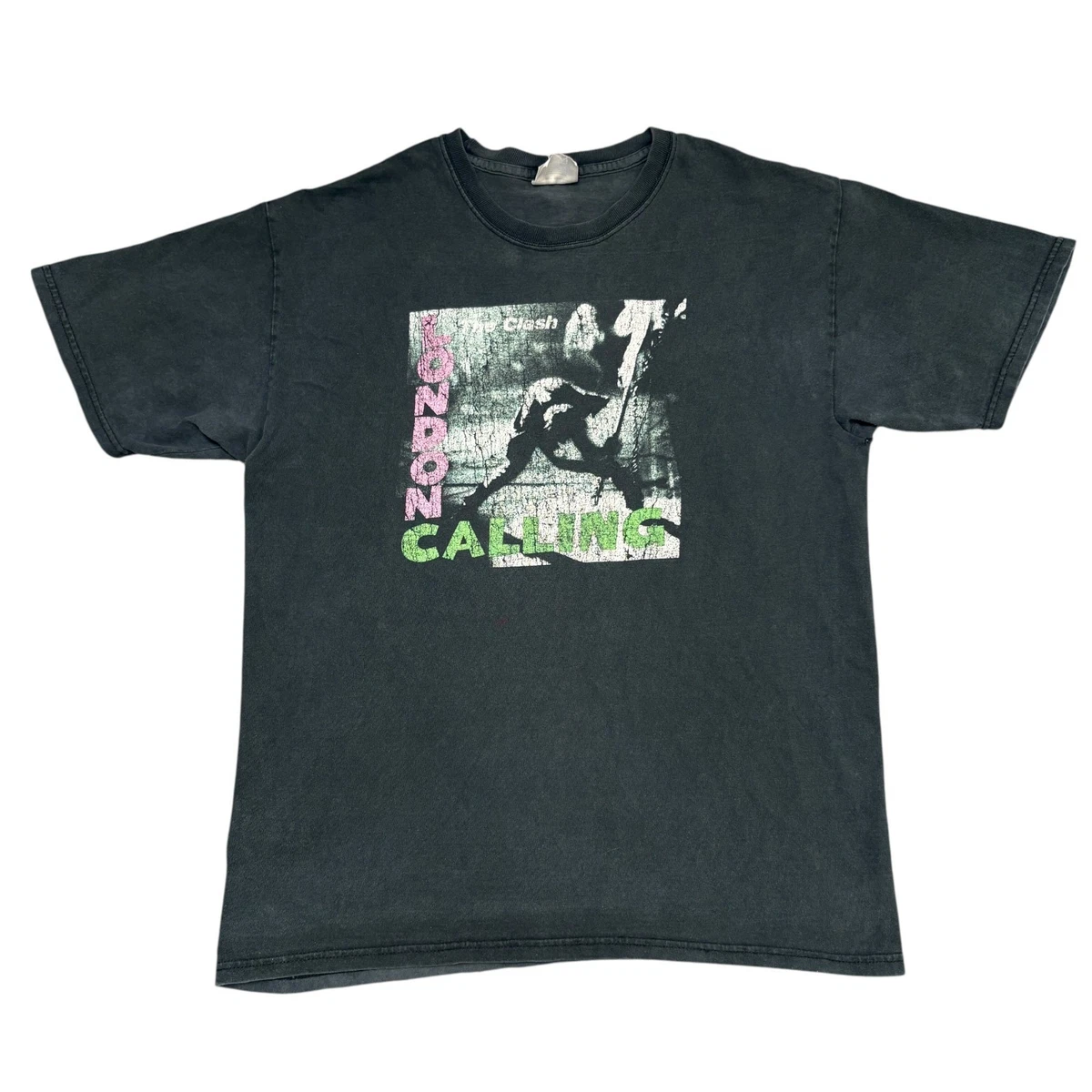 Maglietta Uomo Punk Rock The Ruts Clash Stile Vintage – Cotone Giallo Manica Corta