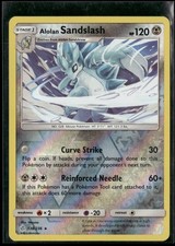 Alolan Sandslash Reverse Holo Rare SM - Cosmic Eclipse 138/236 NM