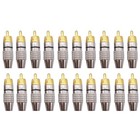 20pcs Adapter Connectors Soldering Audio Video for Audio Speakers/Amplifiers