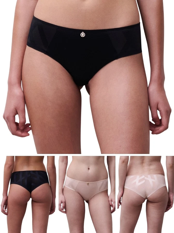Chantelle Glaze Shorty Briefs Mid Rise Boyshorts Lined Brief Knickers Lingerie - Image 1 of 1