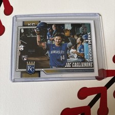 JAC CAGLIANONE 🔥 2026 Topps Series 1 Celebration-#138 (RC) Dugout Peeks SSP KC