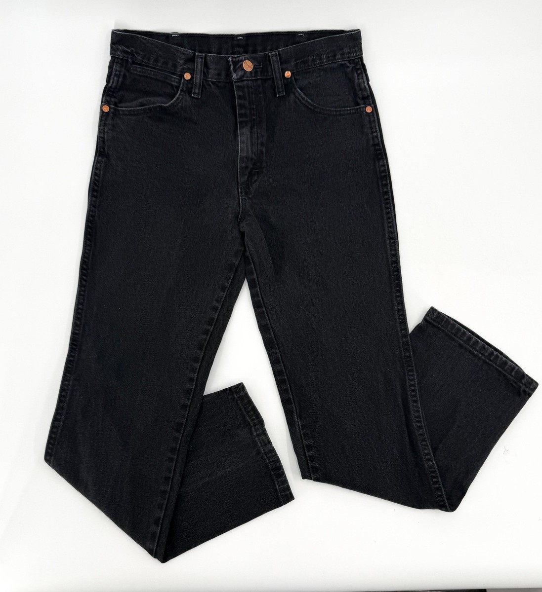 Wrangler 936WBK 32×30 USA製 Wrangler Jeans Mens 30 Black Cowboy Cut Slim Straight Western