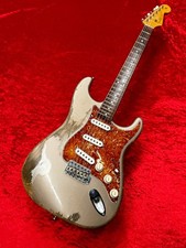 Fender usato dal 2019 MBS 1963 Stratocaster Hvy Relic Sholine Gold costruito da Carl