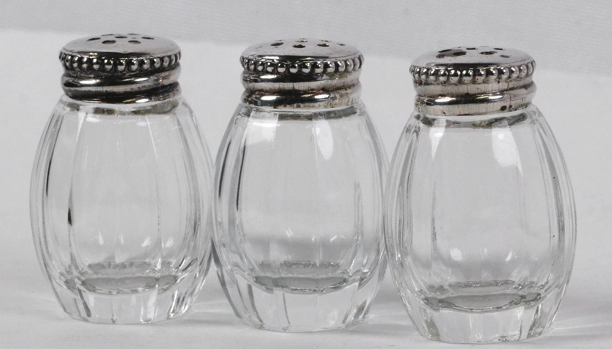 Christofle Antique US Sterling Silver Salt & Pepper Shakers for