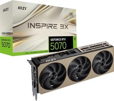 MSI GeForce RTX 5070 12G INSPIRE 3X OC Scheda Video Gaming GPU Nvidia Blackwell