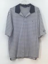 Polo Golf Ralph Lauren XL Shirt Pine Valley Stripe Navy Lavender Pima Cotton